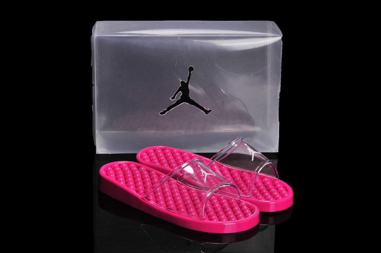 womens jordan sandals pink