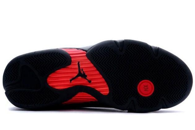 Cheap Air Jordan Shoes 14 Final Last Shot Black Varsity Red Black